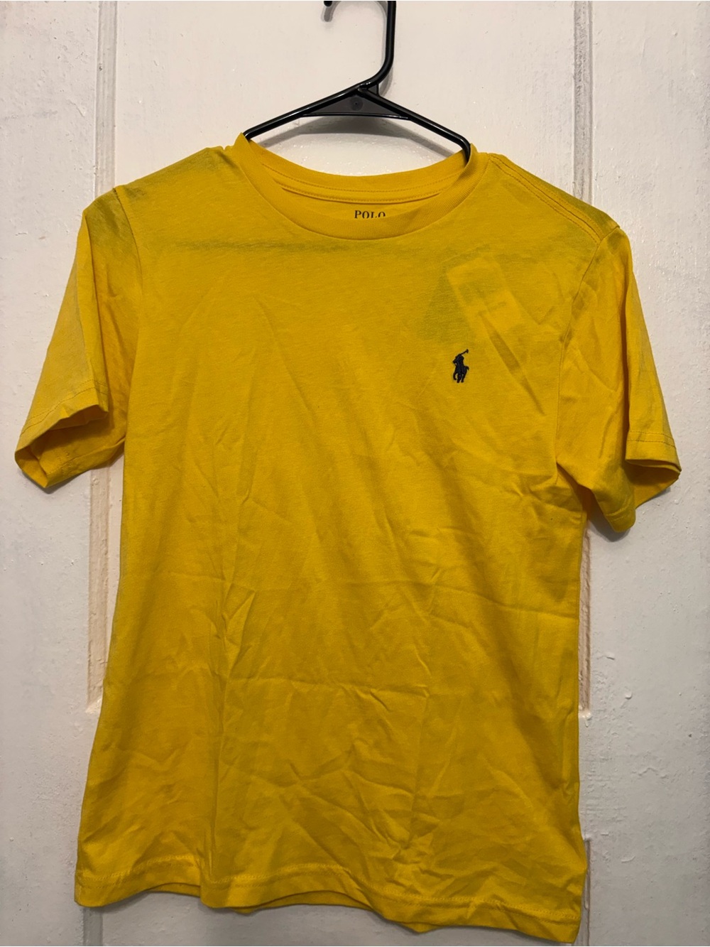 NWT Polo Ralph Lauren Yellow Crewneck T-Shirt Brand New